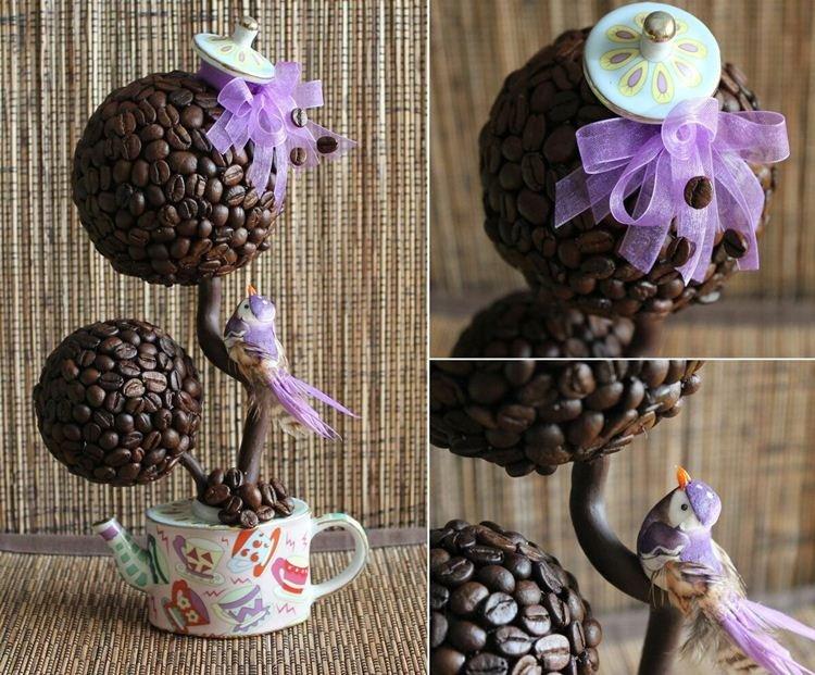 Topiaire - Artisanat à partir de grains de café de vos propres mains