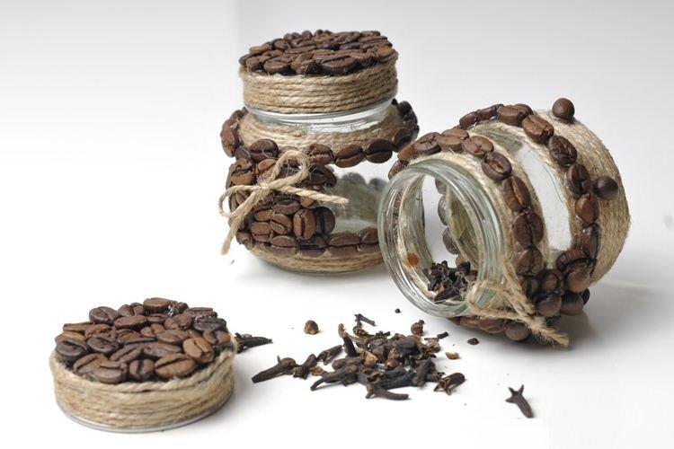 Banques - Artisanat à partir de grains de café faites-le vous-même