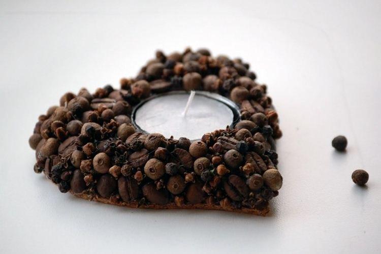 Chandelier - Artisanat de grains de café bricolage