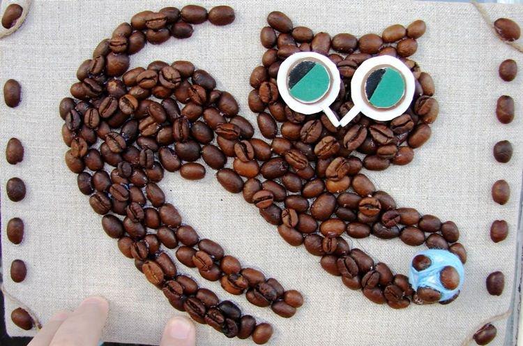 Artisanat à partir de grains de café de vos propres mains - photos et idées