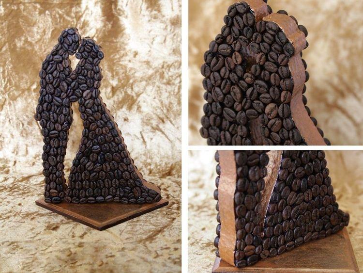 Artisanat à partir de grains de café de vos propres mains - photos et idées