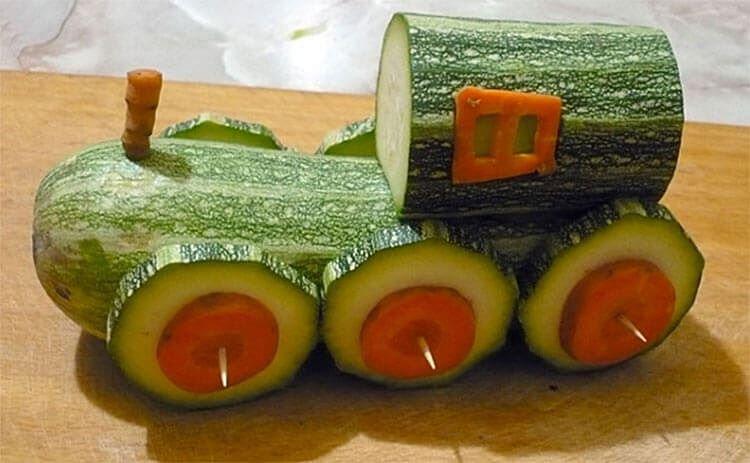 Artisanat de légumes pour la maternelle - photos et idées