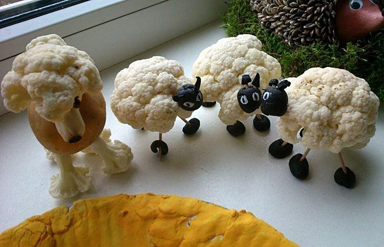 Artisanat de légumes pour la maternelle - photos et idées