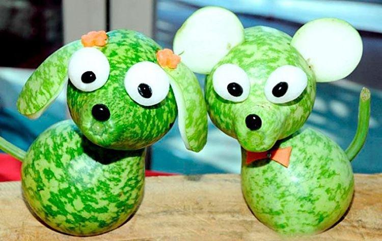 Bricolage des légumes à l'école - photos et idées