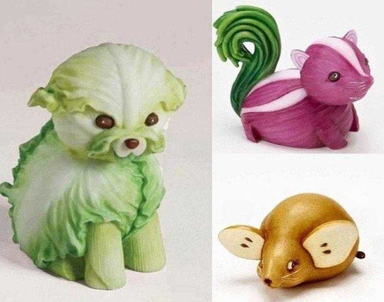 Bricolage des légumes à l'école - photos et idées