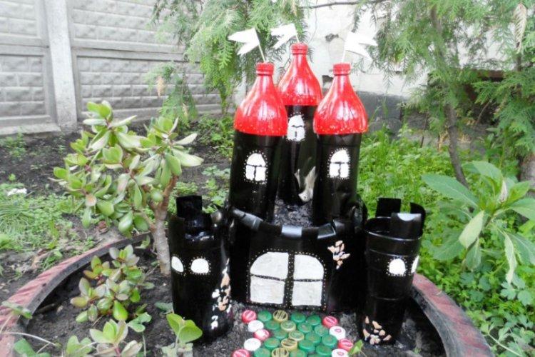 Figurines de jardin - Bricolage à partir de bouteilles en plastique