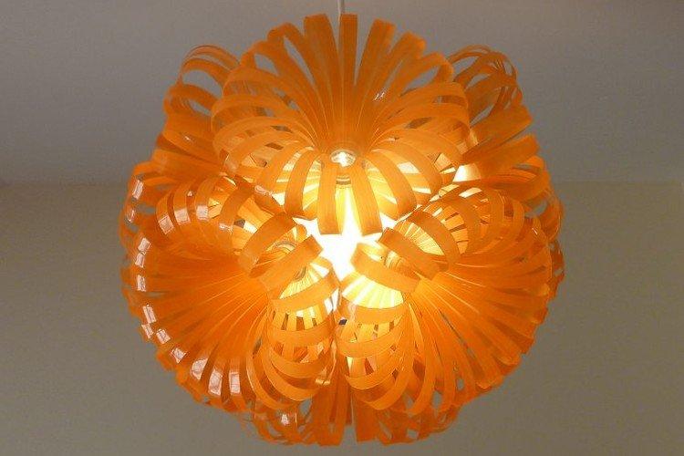 Lampes et abat-jour - Artisanat à partir de bouteilles en plastique de vos propres mains