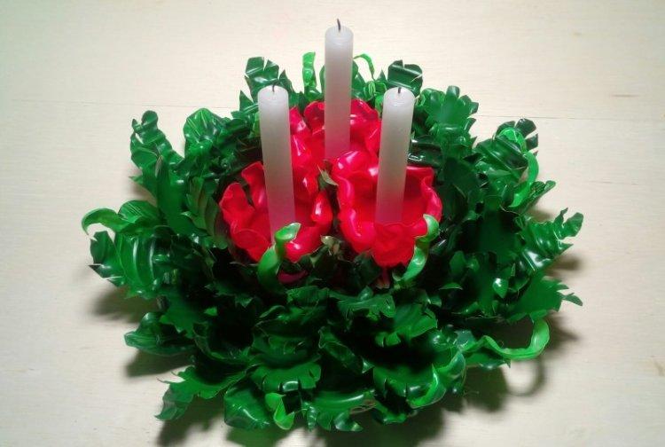 Chandeliers - Bricolage à partir de bouteilles en plastique