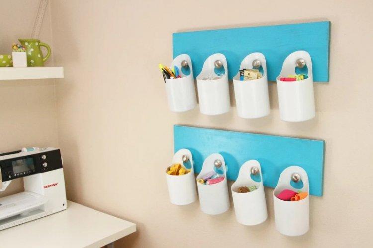 Stands et organisateurs - Artisanat à partir de bouteilles en plastique de vos propres mains