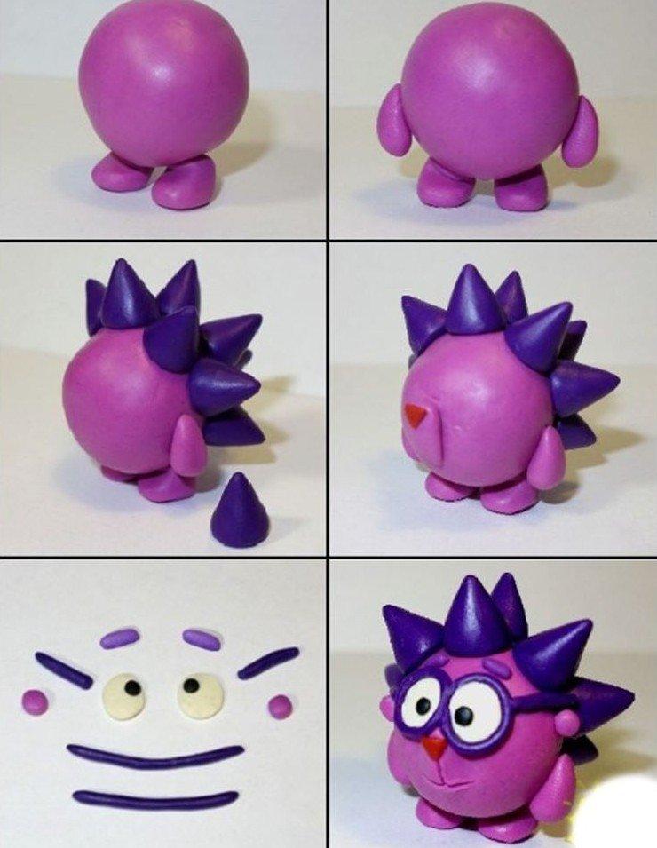 Smeshariki - Artisanat de pâte à modeler pour enfants