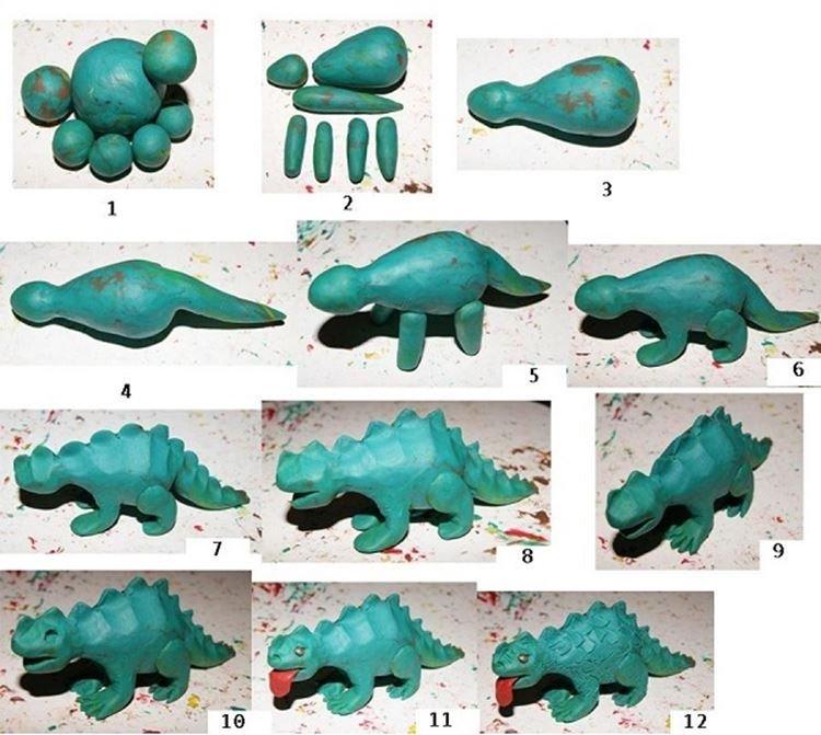 Artisanat de pâte à modeler pour enfants - photos et idées