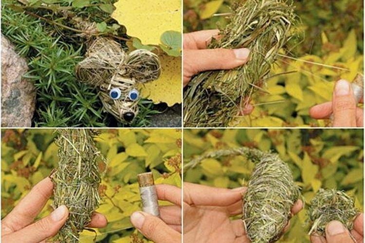 Artisanat de paille - Artisanat naturel pour l'école primaire