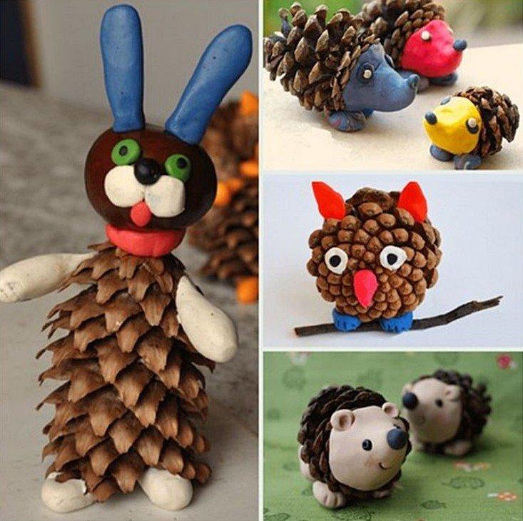 Artisanat à partir de cônes pour enfants - photos et idées