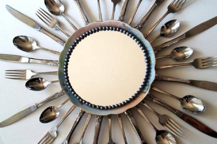 Décor de cuisine à partir de vieux couverts - Bricolage à partir de vieilles choses