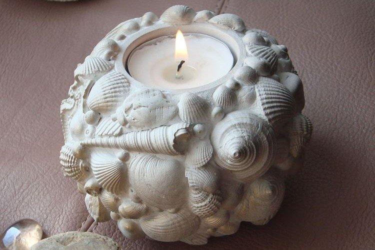 Chandelier coquillage - Bricolage à partir de toutes sortes de choses