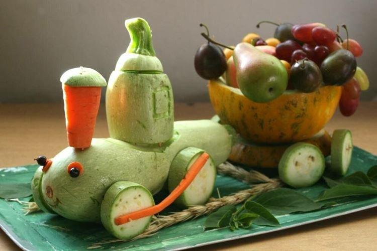 Artisanat de légumes bricolage pour la maternelle