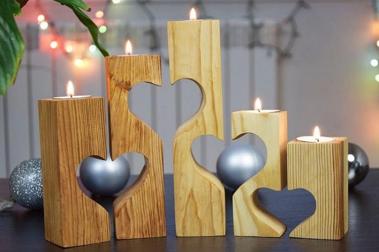 Bougeoirs DIY - idées photo