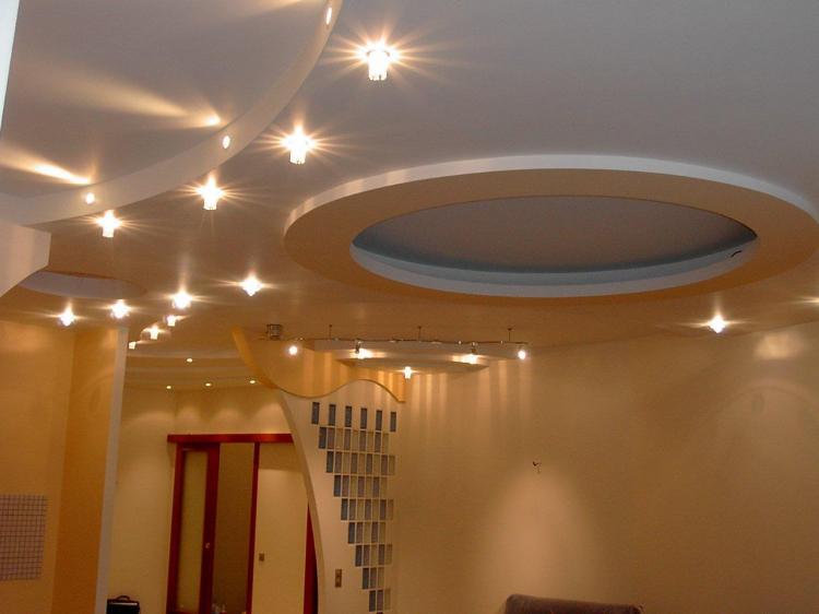 Conception de plafonds en plaques de plâtre - photo