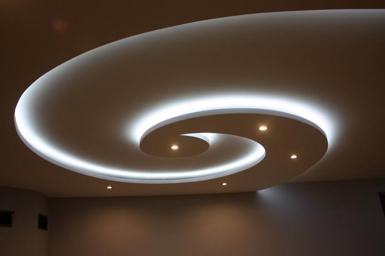 Conception de plafonds en plaques de plâtre - photo