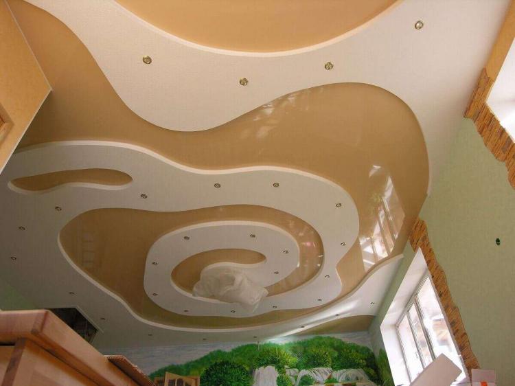 Conception de plafonds en plaques de plâtre - photo