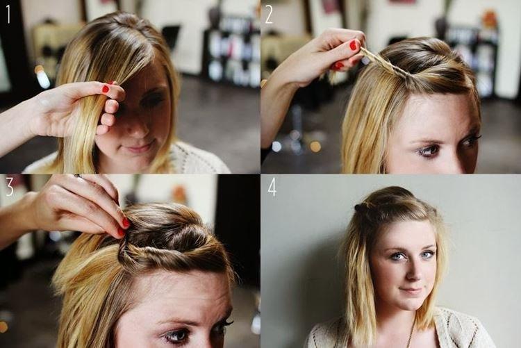 Frange du visage - Coiffures pour tous les jours pour cheveux courts