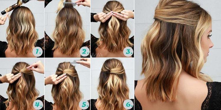 Malvinka volumineux - Coiffures pour tous les jours pour cheveux mi-longs