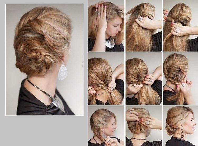 Spiral Spike - Coiffures pour tous les jours pour cheveux mi-longs avec frange