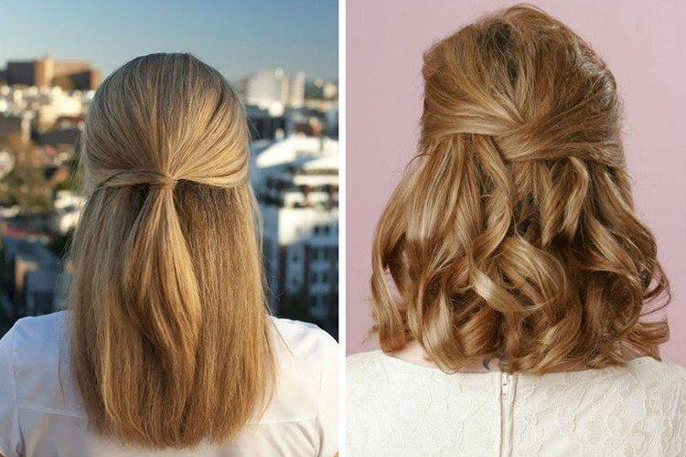 Malvinka sans élastiques - Coiffures pour tous les jours pour cheveux mi-longs avec frange