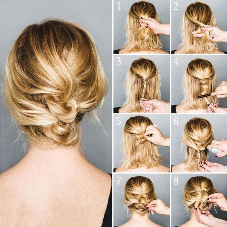 Messy Harnesses - Coiffures pour la nouvelle année 2021 pour cheveux courts