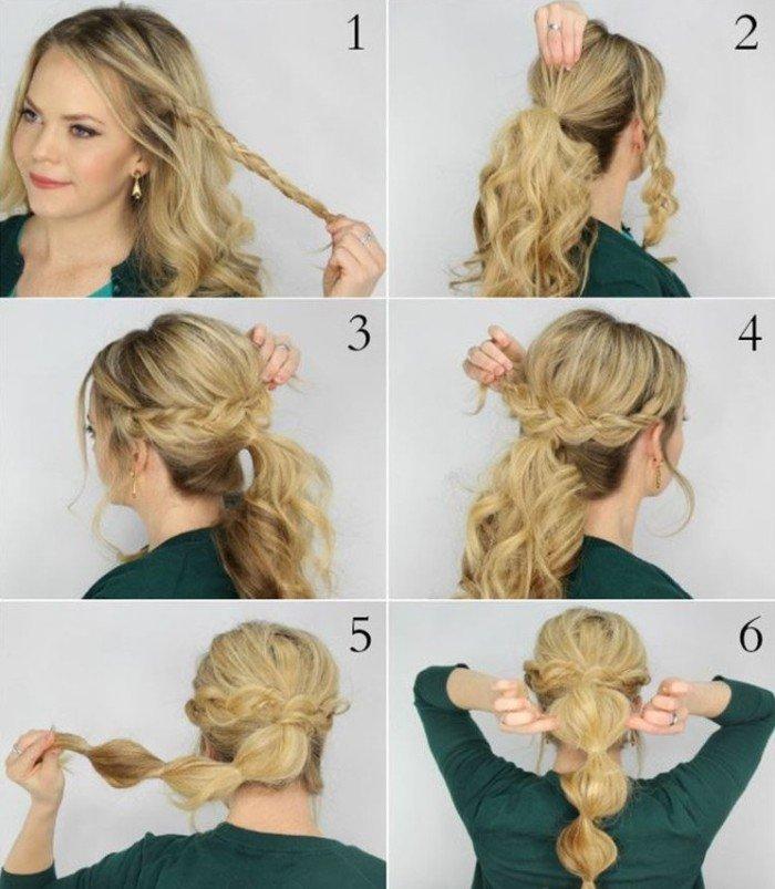 Queue de cheval ondulée - Coiffures pour le nouvel an 2021 pour cheveux longs
