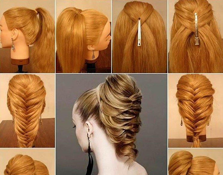 Queue de poisson haute - Coiffures pour le nouvel an 2021 pour cheveux longs