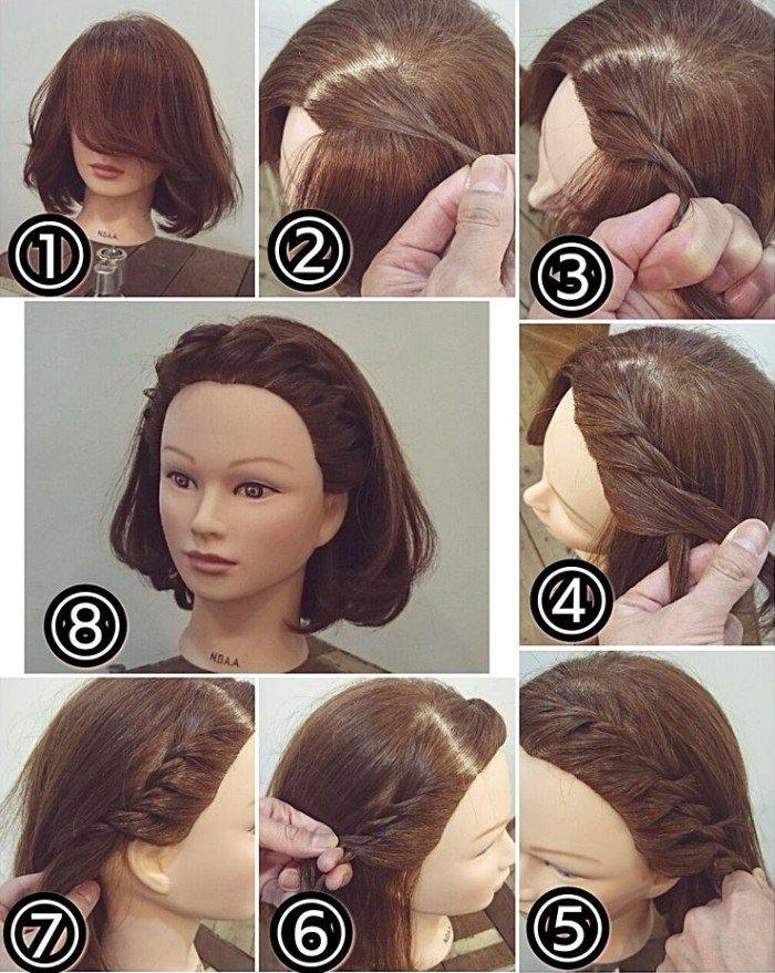 Spikelet Hoop - Coiffures pour la nouvelle année 2021 pour cheveux courts