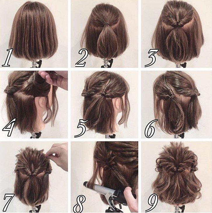 Le Malvinka le plus volumineux - Coiffures pour le Nouvel An 2021 pour cheveux courts