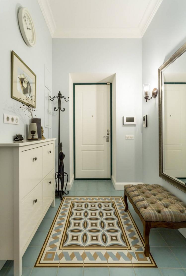 Banc et pouf - Meubles d'entrée de style classique