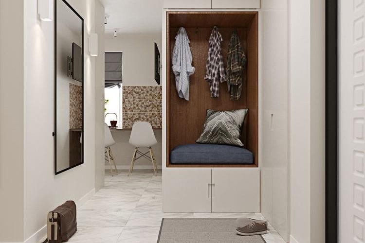 Couloir dans un style moderne - idées de design photo