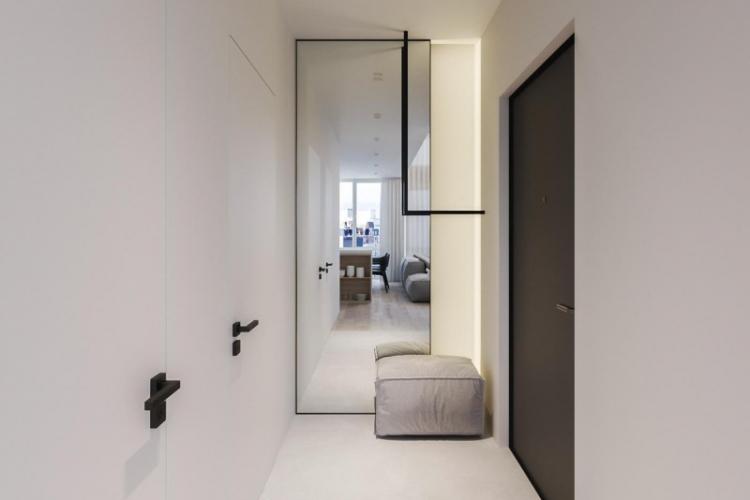 Couloir dans un style moderne - idées de design photo