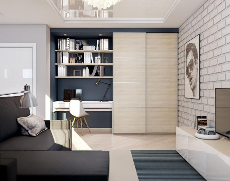 Projet d'appartement à Cheboksary, 40 m²