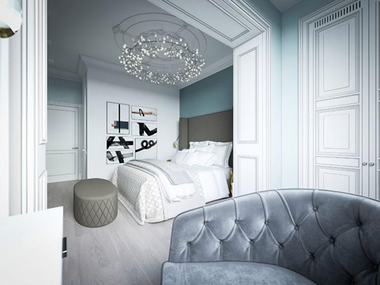 Projet de conception d'un appartement à Moscou