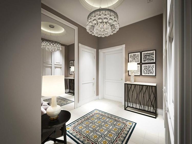 Projet de conception d'un appartement à Moscou