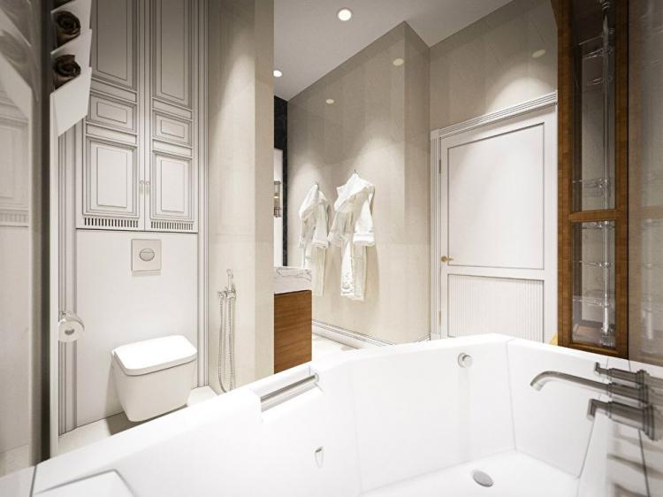 Projet de conception d'un appartement à Moscou