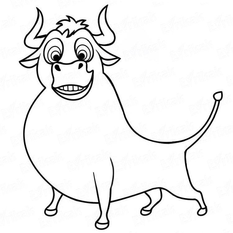 Dessins du taureau pour le nouvel an 2021