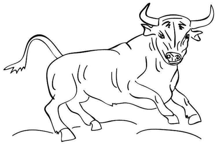 Dessins du taureau pour le nouvel an 2021