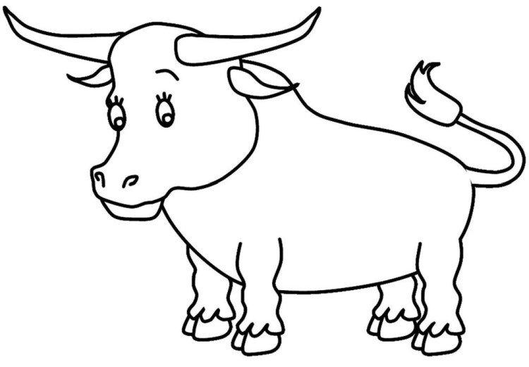 Dessins du taureau pour le nouvel an 2021