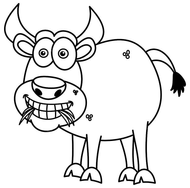 Dessins du taureau pour le nouvel an 2021