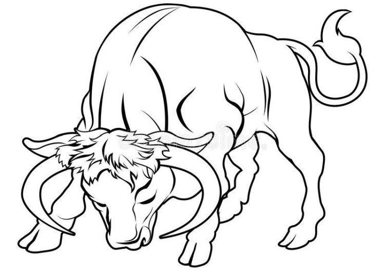 Dessins du taureau pour le nouvel an 2021