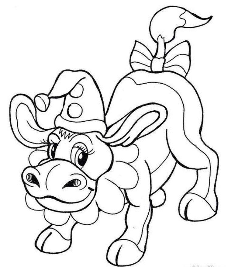 Dessins du taureau pour le nouvel an 2021