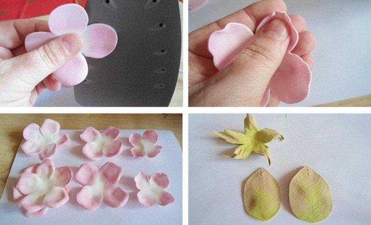 Rose d'inflorescences entières - rose à faire soi-même de foamiran