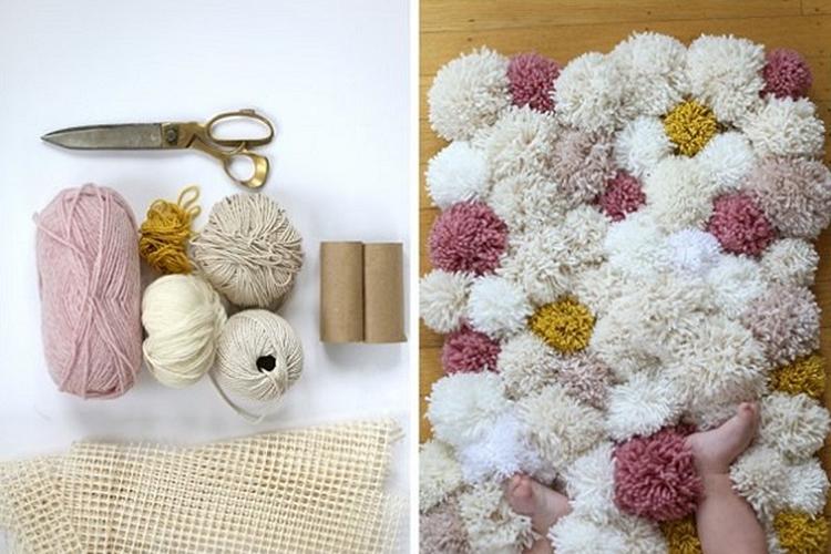 Tapis Pom Pom - Artisanat Maison