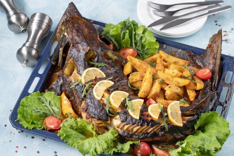 Esturgeon au four - Recettes de plats nationaux russes