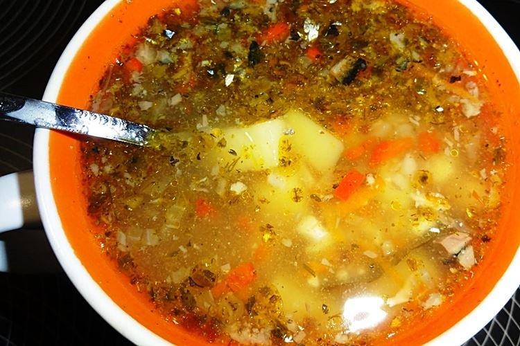 Soupe de poisson balaou en conserve à l'orge - recettes